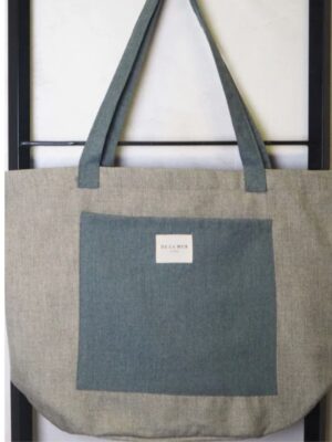 Bolsa grande con bolsillo