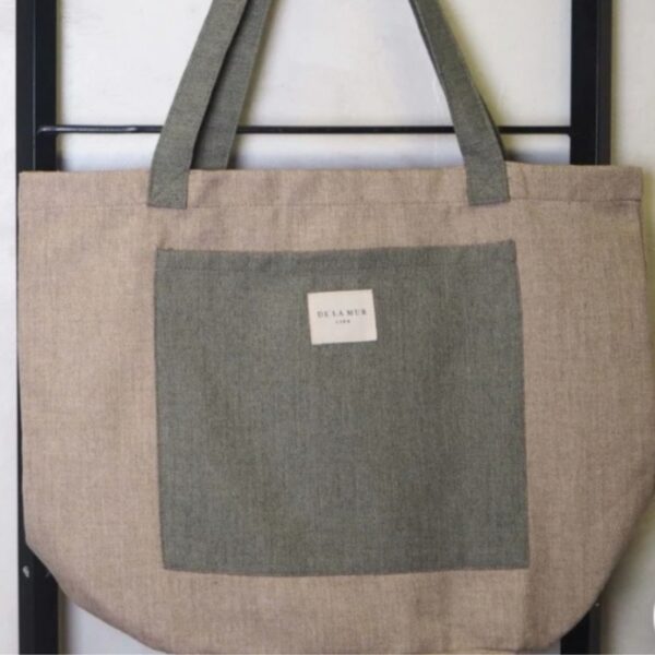 Bolsa grande con bolsillo